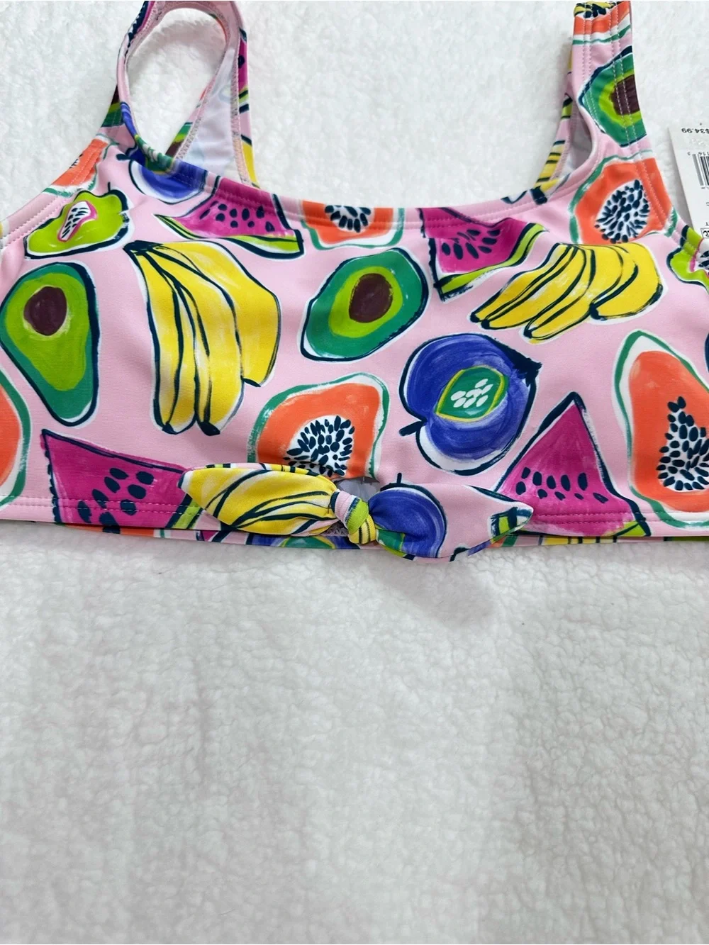 Girl’s Colorful Fruit Print Bikini Set